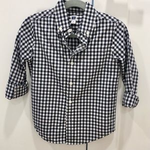 Janie & Jack boys gingham shirt